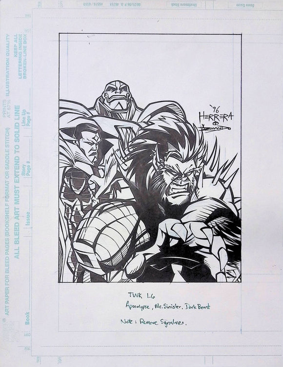 Overpower Original Artwork Marvel Teamwork 8 Intellect Card