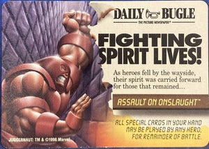 Marvel Overpower Assault on Onslaught Event: Fighting spirit Lives! Promo