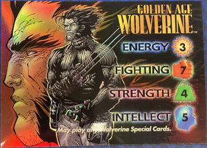 Marvel Overpower Golden Age Wolverine Chrome Promo Hero: X/VR MARVEL vs WILDSTORM