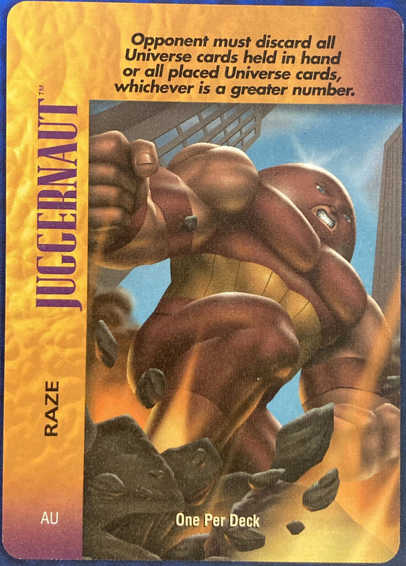 Marvel Overpower Juggernaut Raze OPD