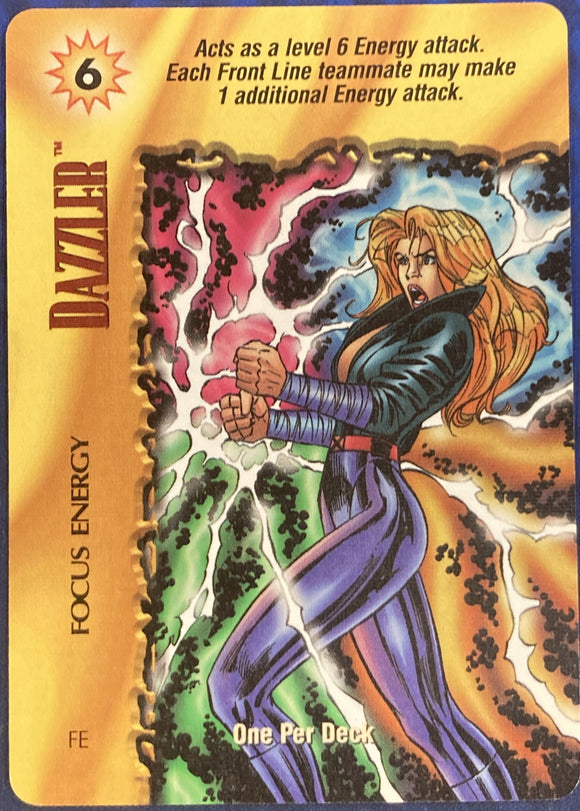 Marvel Overpower Dazzler Focus Energy OPD