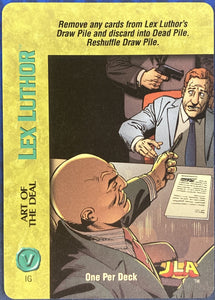 DC Overpower Lex Luthor Art of the Deal OPD