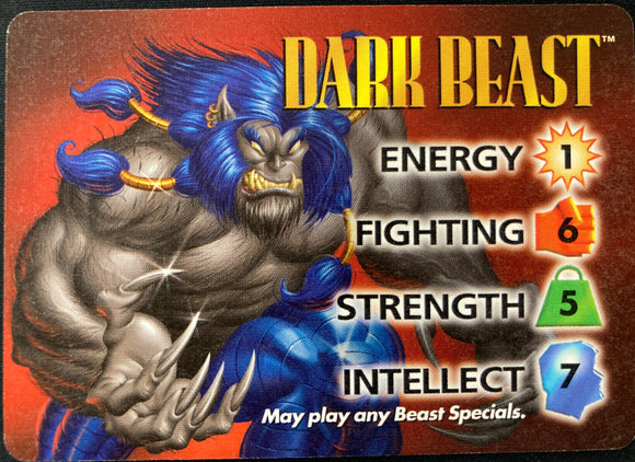 Marvel Overpower Dark Beast IQ Hero