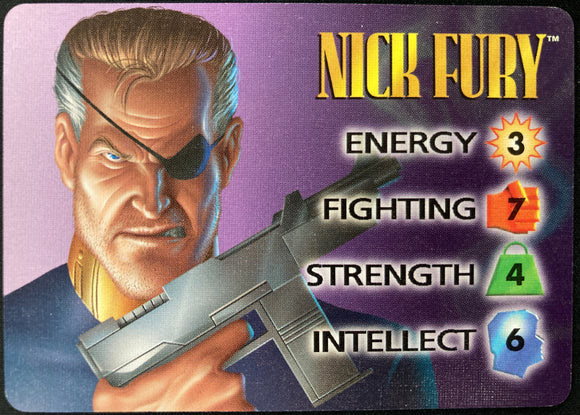 Marvel Overpower Nick Fury IQ Hero