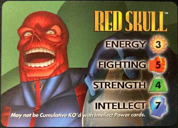 Marvel Overpower Red Skull IQ Hero