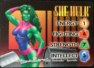 Marvel Overpower She-Hulk IQ Hero