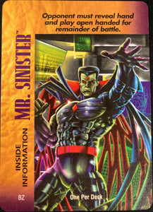 Marvel Overpower Mr. Sinister Inside Information