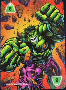 Marvel Overpower Hulk 8 Strength Power Card