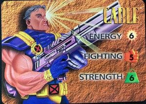 Marvel Overpower Cable Original 3 Icon Hero