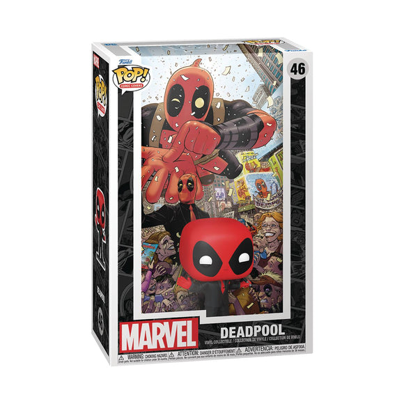 Pop Comic Cover Marvel Deadpool (2015) #1 in Black Vinyl Figure