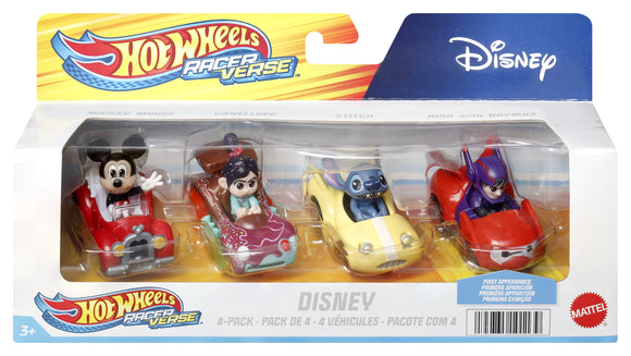 Hot Wheels Racerverse Disney Pixar 4-Pack