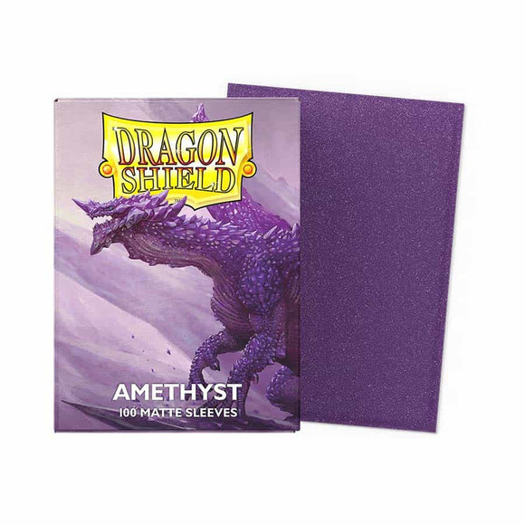 Dragon Shield Amethyst Matte 100 Standard Size Sleeves