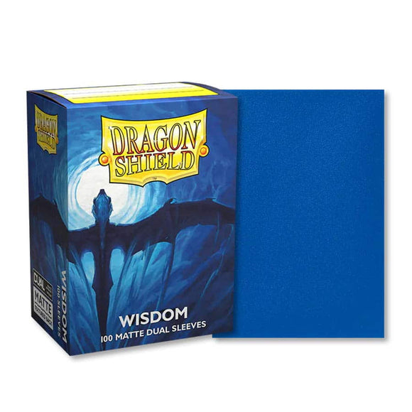 DRAGON SHIELD SLEEVES: DUAL MATTE: WISDOM (BOX OF 100)