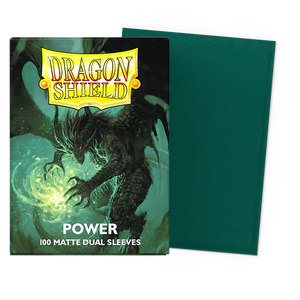 Dragon Shield Dual Matte Power 100 Standard Size Matte Dual Sleeves