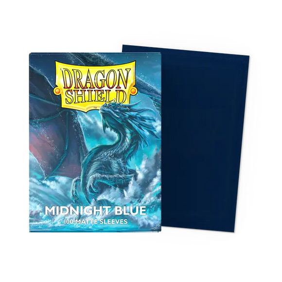 Dragon Shield Midnight Blue Matte 100 Standard Size Sleeves