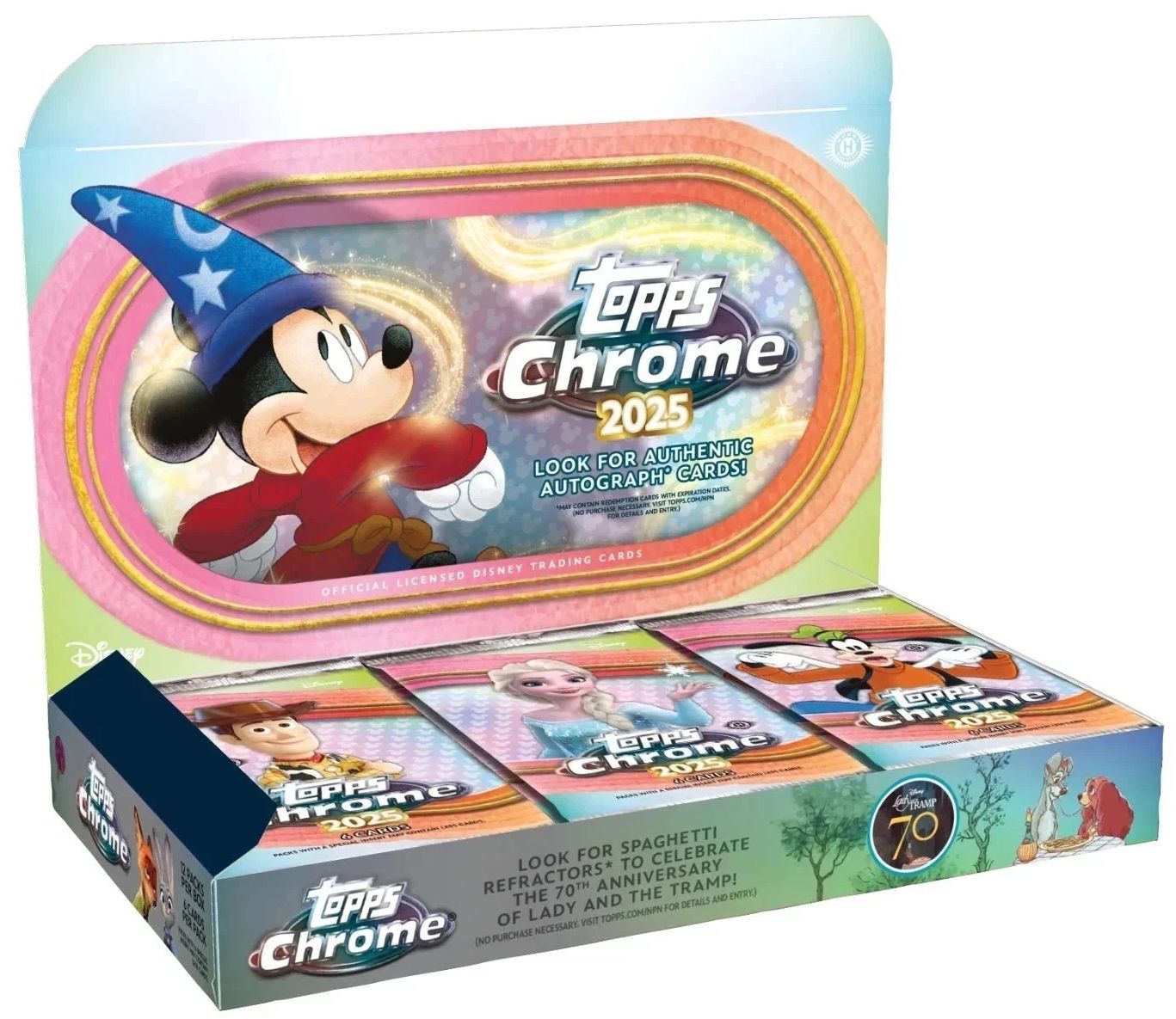 2025 Topps Marvel Disney Chrome Hobby Box Heroes and Games 2025 Topps Marvel Disney Chrome Hobby Box Heroes and Games