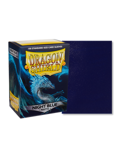 Dragon Shield Night Blue Matte 100 Standard Size Sleeves