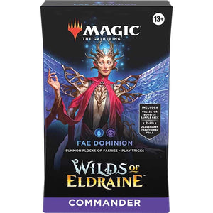 Magic: the Gathering Wilds of Eldraine Commander Deck Fae Dominion