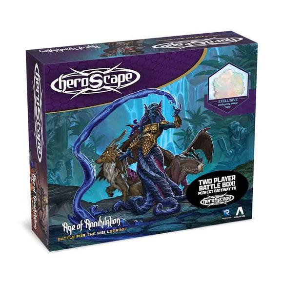 Heroscape Age of Annihilation Battle for the Wellspring Two Player Battle Box!