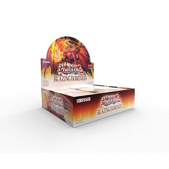 Yu-Gi-Oh! TCG: Blazing Dominion Booster Box – Heroes and Games