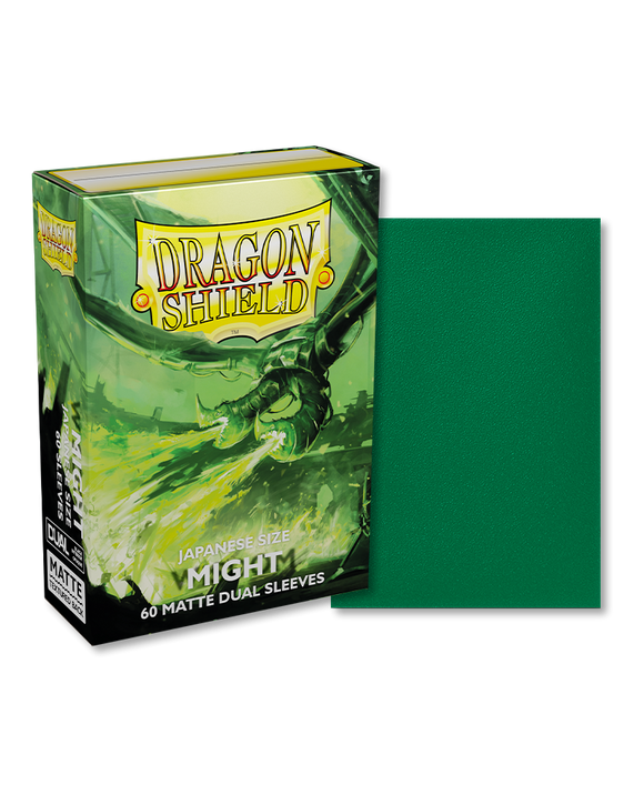 Dragon Shield Might Matte 60 Japanese Size Dual Sleeves