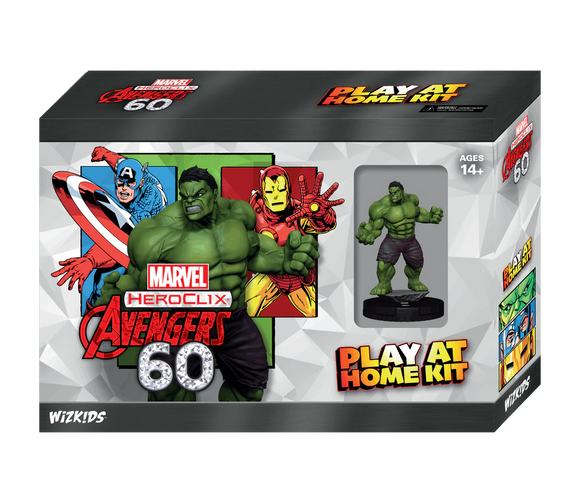Marvel HeroClix Avengers 60th Anniversary Hulk Play at Home Kit