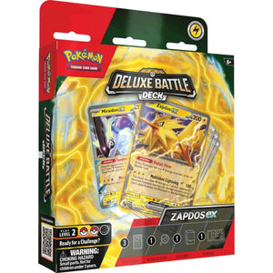 Pokemon: Deluxe Battle Deck Zapdos EX - Releases March 22nd, 2024!
