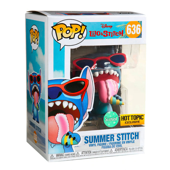 Funko Pop Lilo & Stitch Scented Hot Topic Exclusive Summer Stitch Vinyl Figure