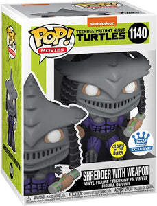 TMNT Shredder with Weapon Funko Pop Funko Exclusive Glow in the Dark Vinyl Figure!