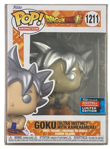 Dragon Ball Super Goku (Ultra Instinct with Kamehameha) Funko Pop Funko Exclusive 2022 Fall Convention Limited Edition Vinyl Figure!