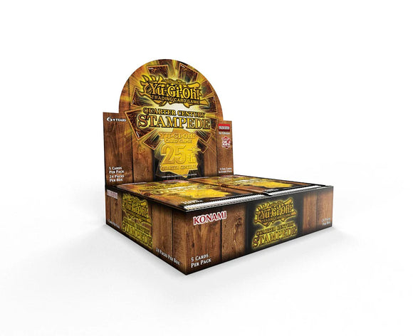 Yu-Gi-Oh! Quarter Century Stampede Booster Box - Releases April 11th, 2025!