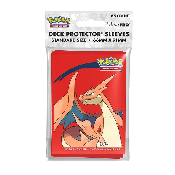 ultra pro pokemon card sleeves Ultra-Pro: Mega Charizard Y 65 CT Sleeves – Heroes and Games