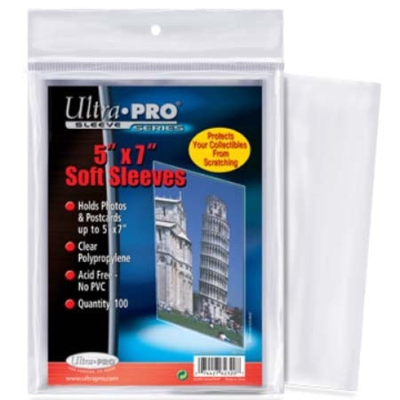 Ultra Pro Soft Sleeves 5 x 7