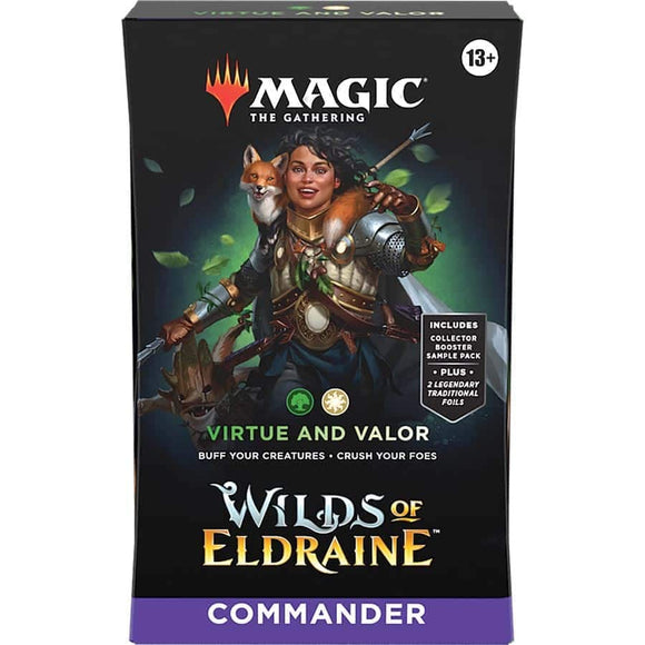 Magic: the Gathering Wilds of Eldraine Commander Deck Virtue and Valor