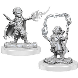 D&D Nolzur's Marvelous Unpainted Minis: W20 Halfling Wizards