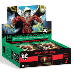 DC Universe Shazam HRO Hybrid NFT Trading Cards Booster Box