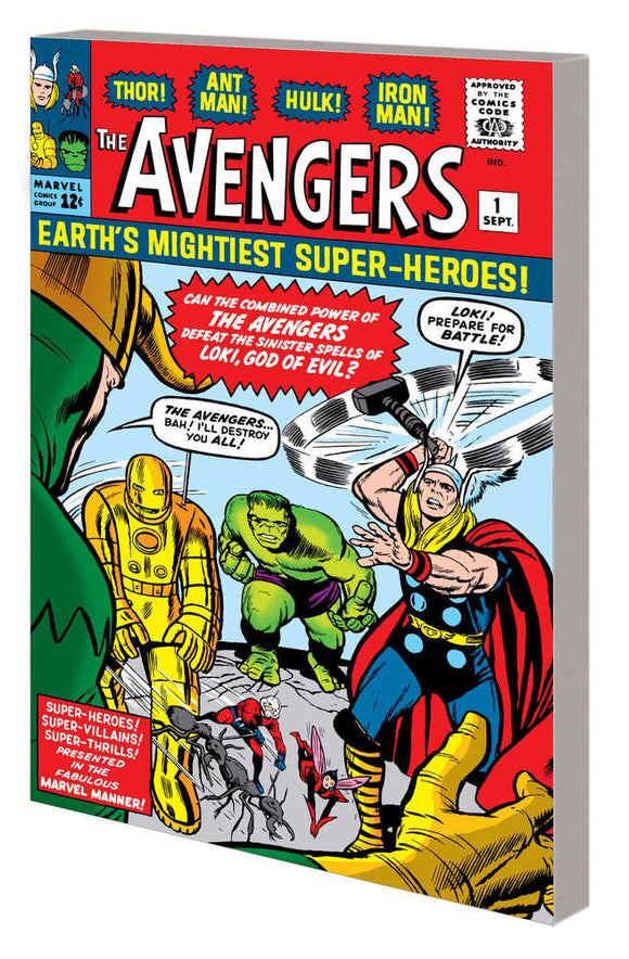 Mighty Marvel Masterworks Avengers Coming Avengers Graphic Novel TPB Volume 01 Original Direct Market Variant