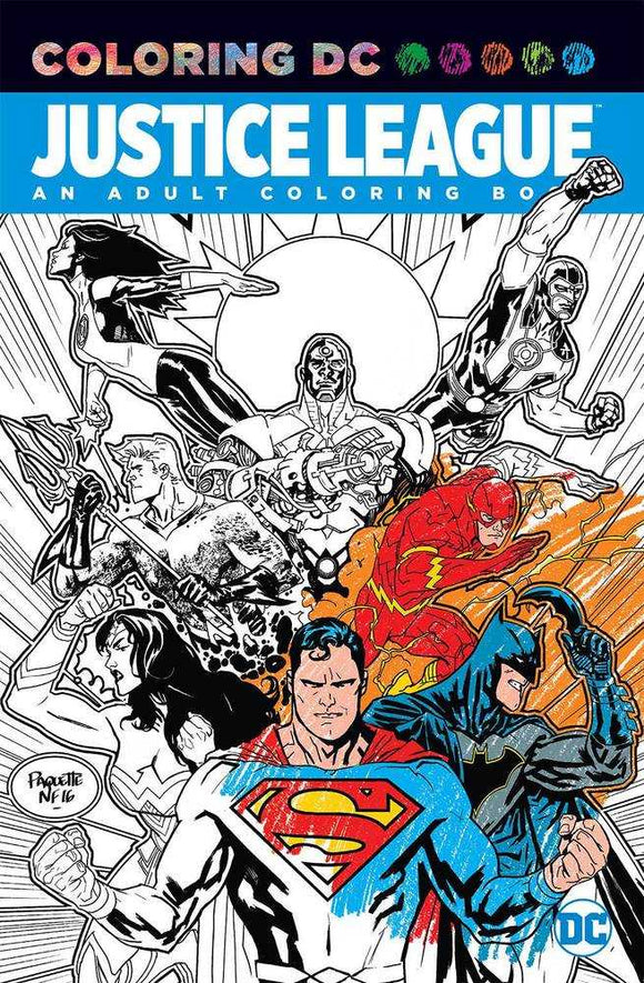 Justice League An Adult Coloring Book TPB