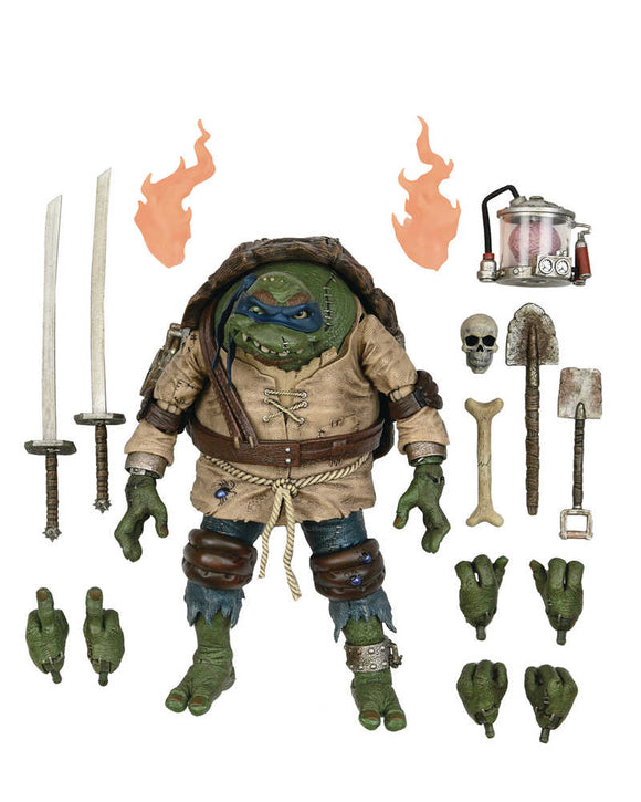 Universal Monsters vs Teenage Mutant Ninja Turtles Leonardo As Hunchback Ult 7in Action Figure