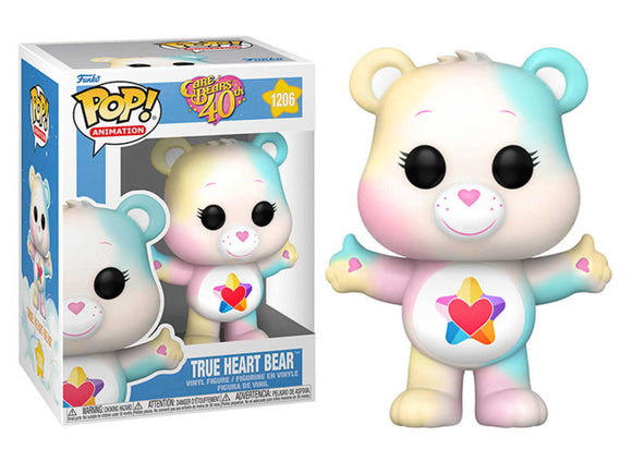 Pop Animation Care Bears 40th Anniversary True Heart Bear Vinyl Figure