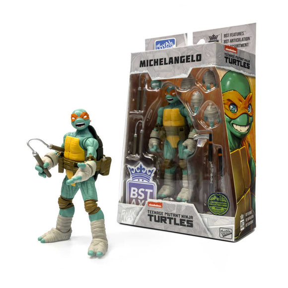 Teenage Mutant Ninja Turtles Bst Axn Comic Wave 1 Michaelangelo Comic Heroes 5in Figure
