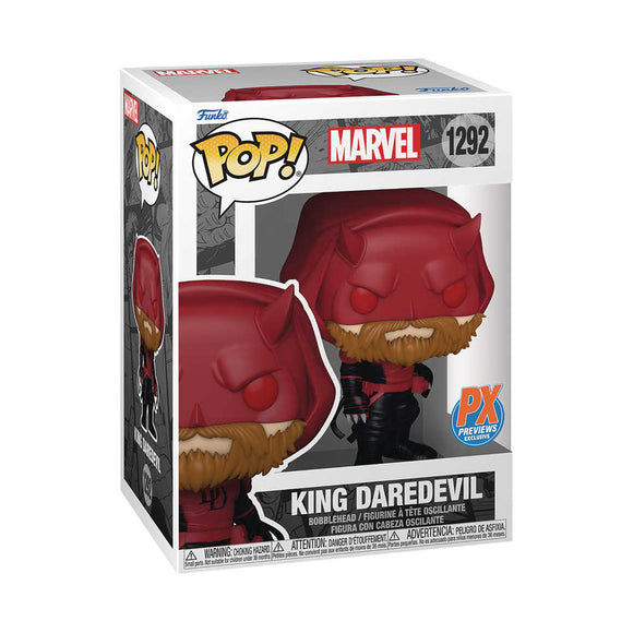 Pop Marvel King Daredevil Previews Exclusive Vinyl Figure
