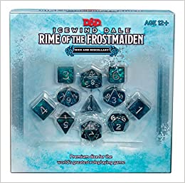D&D Icewind Dale: Rime of the Frostmaiden Dice and Miscellany