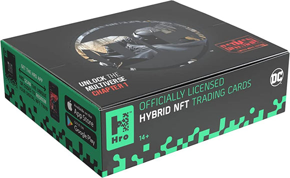 DC Universe Batman HRO Hybrid NFT Trading Cards Mega Booster Box Chapter 1