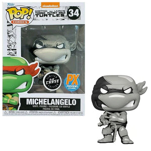 Pop Comics Teenage Mutant Ninja Turtles Michelangelo Chase Previews Exclusive Vinyl Figure