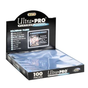 Ultra Pro Platinum Series 1-Pocket Page Box of 100