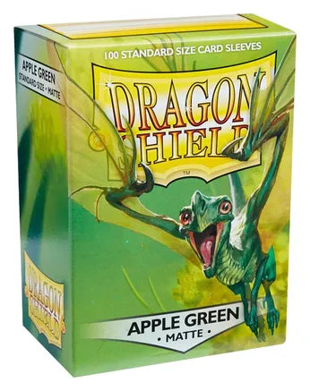 Dragon Shield Apple Green Matte 100 Standard Size Sleeves