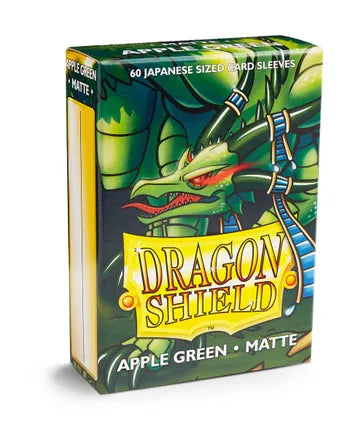 Dragon Shield Apple Green Matte 60 Japanese Size Sleeves