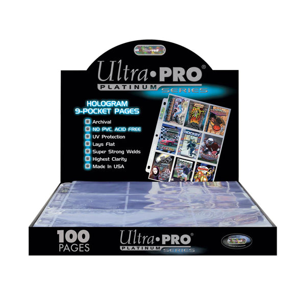Ultra Pro Hologram 1-Pocket Pages Box of 100