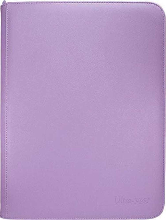 Vivid 9 Pocket Zippered Pro Binder Purple